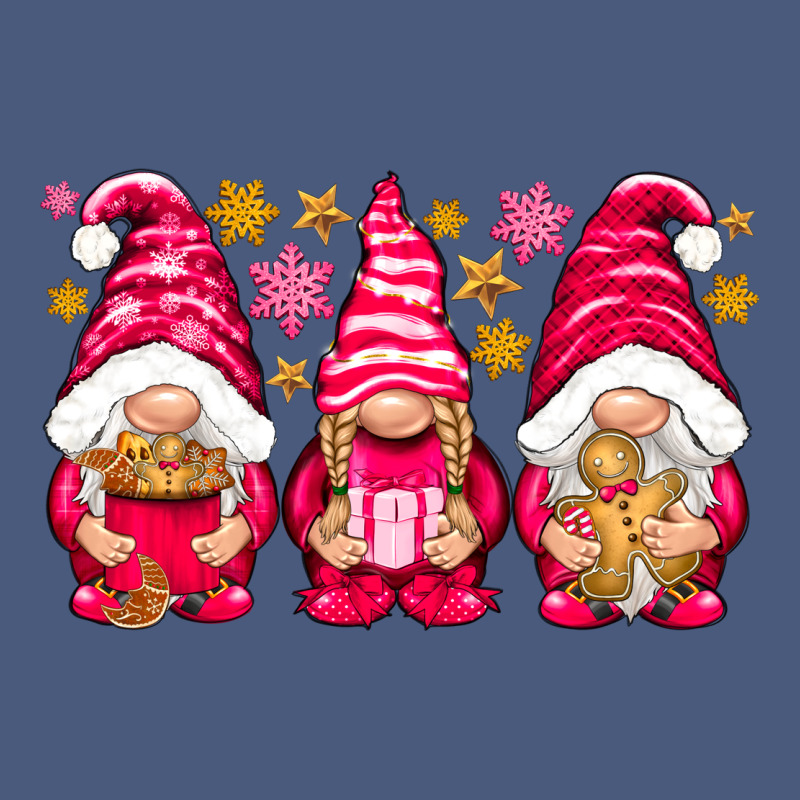 Pink Christmas Gnomes Vintage Hoodie by NancyCooperArtShop | Teevron