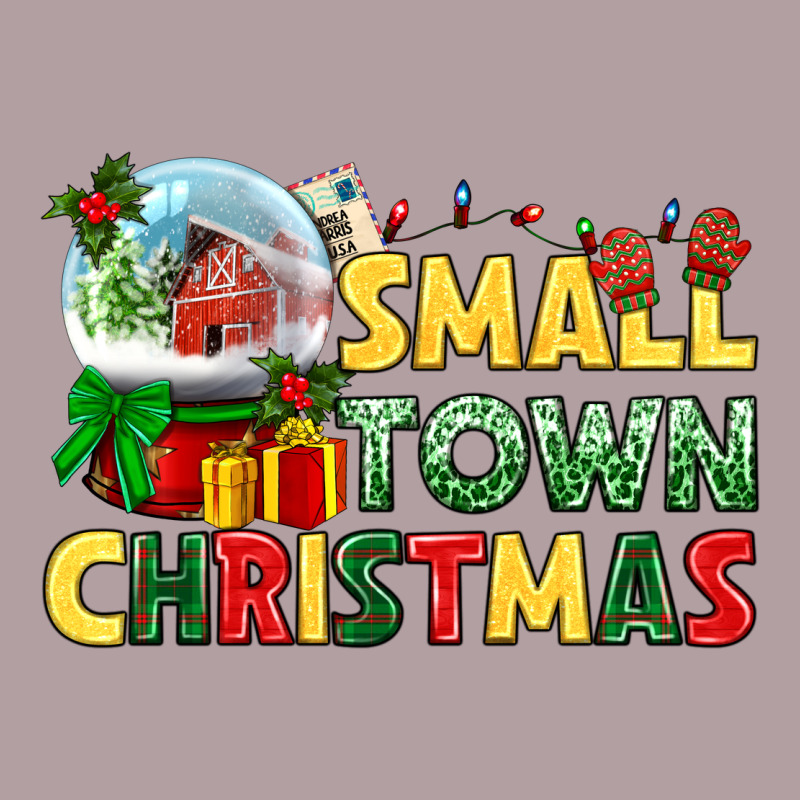Small Town Christmas Vintage Hoodie by NancyCooperArtShop | Teevron