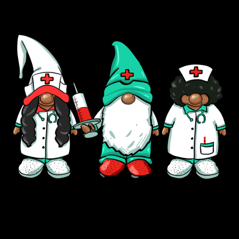 Hero Gnomies African American Nurse Gnomies Medical Gnomies Ladies Tee by BarkalooDesign | Teevron