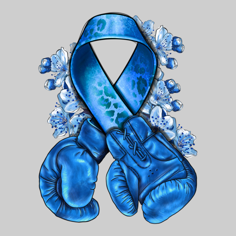 Blueribbon With Boxing Gloves Premium Tee by NancyCooperArtShop | Teevron