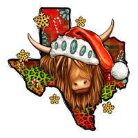 Shaggy cow Texas Christmas | Teevron