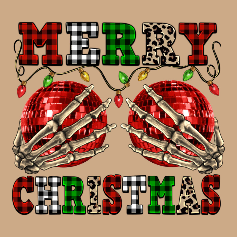 Merry Christmas Skeleton Hands Boobs Vintage Hoodie by NancyCooperArtShop | Teevron