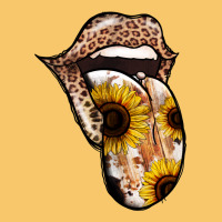 Leopard Sunflower Tongue Vintage Hoodie | Teevron
