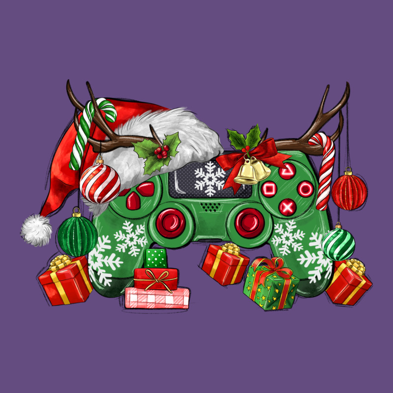 Christmas Game Controller Vintage Hoodie by MaliasSmallBusiness | Teevron