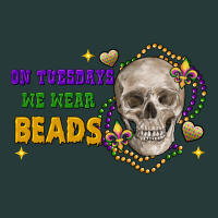 On Tuesdays We Wear Beads Skull Premium Sweatshirt | Teevron