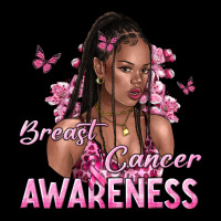 Breast Cancer Awareness Afro Woman Premium Tee | Teevron