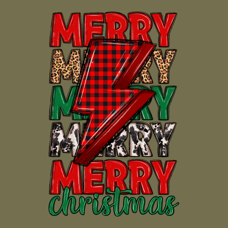 Merry Christmas Lightning Bolt Vintage Hoodie by MaliasSmallBusiness | Teevron