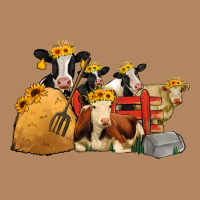Farm Animals With Sunflower Headbands Long Sleeve Tee | Teevron