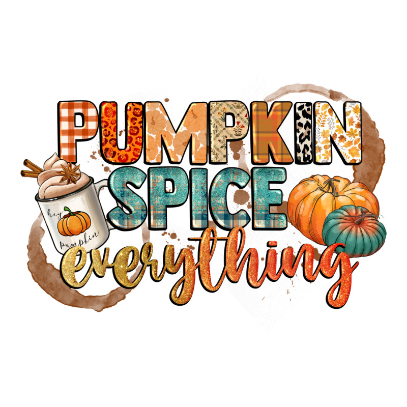 Pumpkin Spice Everything Zipper Hoodie by CowGirlArtShop | Teevron