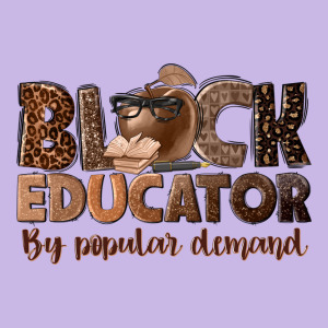 Black Educator By Popular Demand Heavy Core Tee Designed By Nancycooperartshop