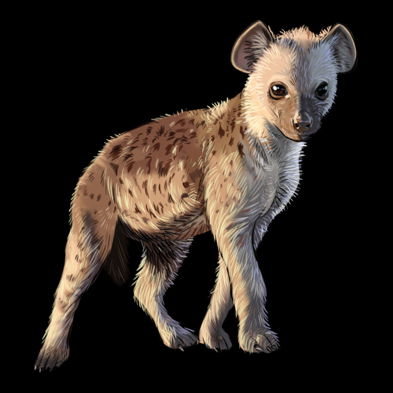 Baby Hyena Illustrations Ladies Tee by LillyAllenDesigns | Teevron