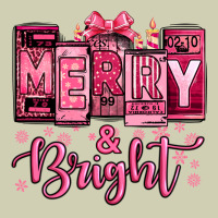 Merry And Bright Pink Christmas Heavy Core Tee | Teevron