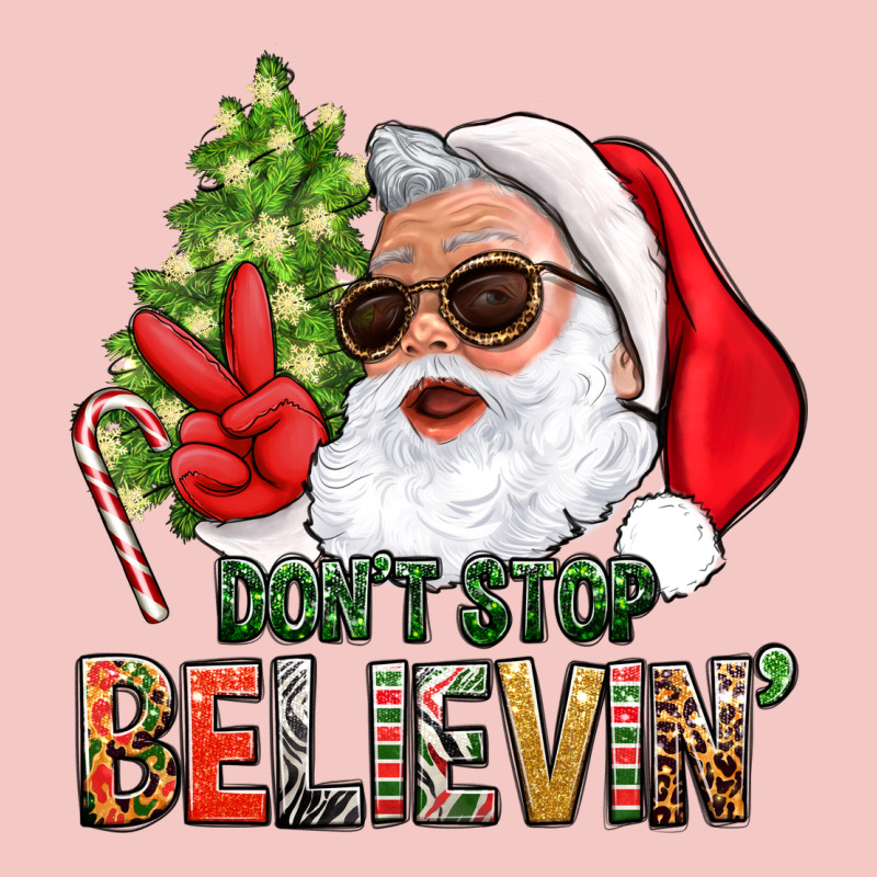 Don't Stop Believing Santa Urban Heavy Tee by BundleAndBundleShop | Teevron