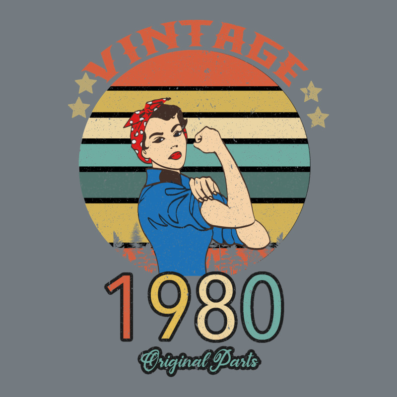 Vintage 1980 Original Parts Women 40th Birthday Heavyweight Sweatshirt by Bettercallsaul | Teevron