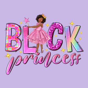 Black Princess Black Girl Heavy Core Tee Designed By Nancycooperartshop
