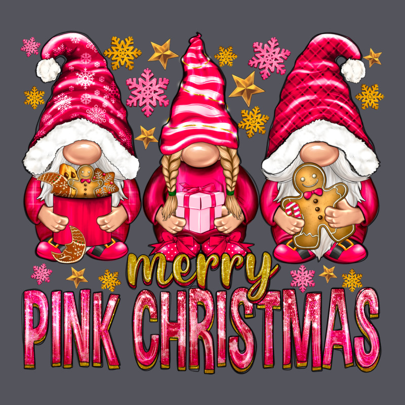 Merry Pink Christmas Gnomes Vintage Hoodie by NancyCooperArtShop | Teevron