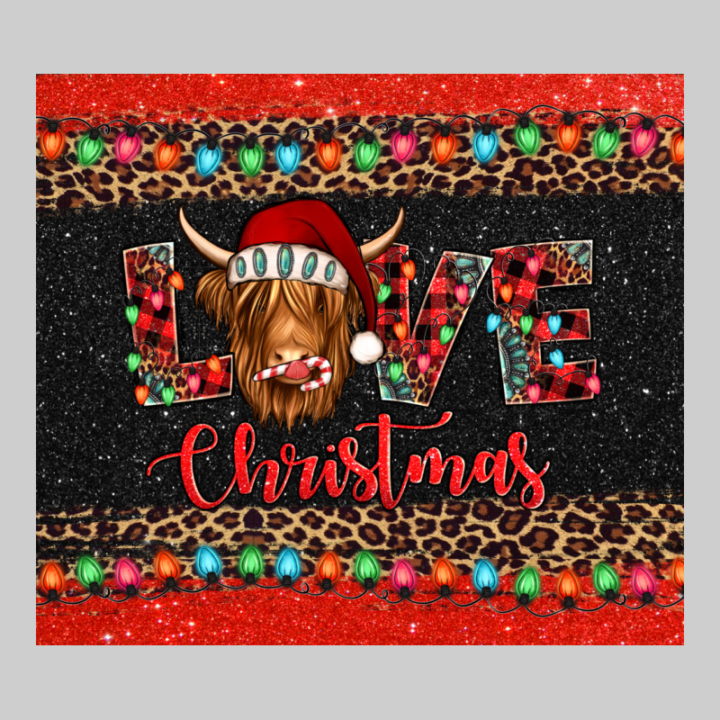 Love Christmas Highland Cow And Turquoise Gemstone Premium Tee by Jasminsmagicworld | Teevron