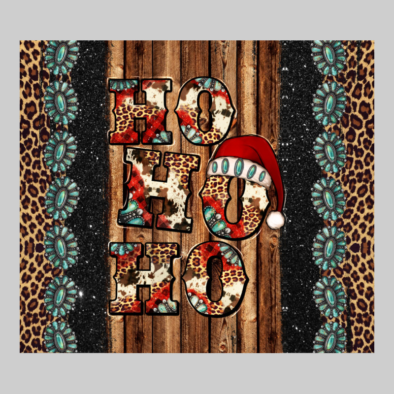 Ho Ho Ho Western Christmas Premium Tee by Jasminsmagicworld | Teevron