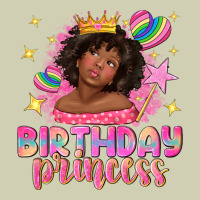 Birthday Princess With Afro Girl Heavy Core Tee | Teevron