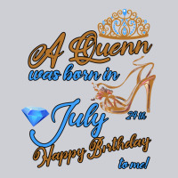 A Queen Was Born In July 24th Happy Birthday Heavyweight Sweatshirt | Teevron