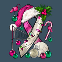 Pink Christmas Breast Cancer Ribbon Volleyball Urban Heavy Tee | Teevron