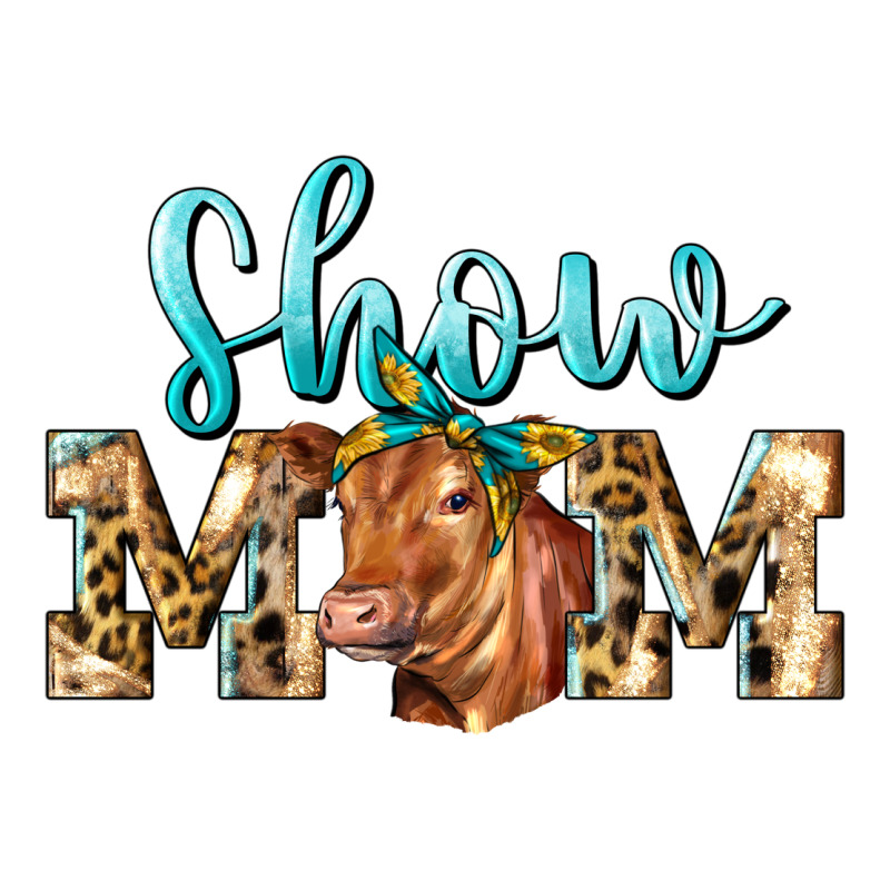 Western Show Mom Red Angus Premium Tee by LillyAllenDesigns | Teevron