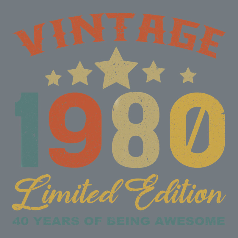 Vintage 1980 Clothes 40 Years Old Retro 40th Birthday Heavyweight Sweatshirt by Bettercallsaul | Teevron