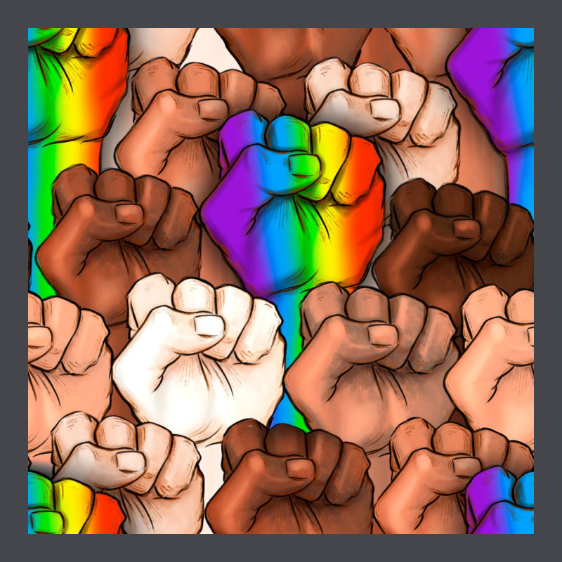 Pride Lgbtq Fists Seamless Pattern Classic Tee by BundleAndBundleShop | Teevron