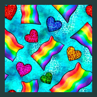 Pride Lgbtq Flags And Leopard Seamless Pattern Classic Tee | Teevron
