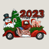 Happy New Year Truck 2023 Heavy Core Tee | Teevron