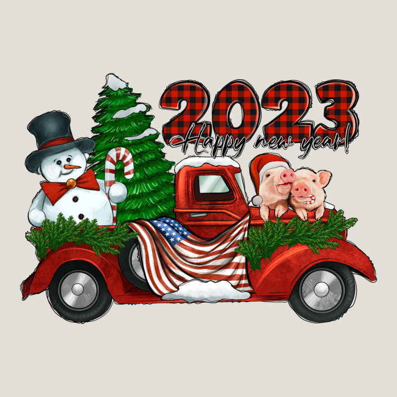 Happy New Year Truck 2023 Heavy Core Tee by Jasminsmagicworld | Teevron