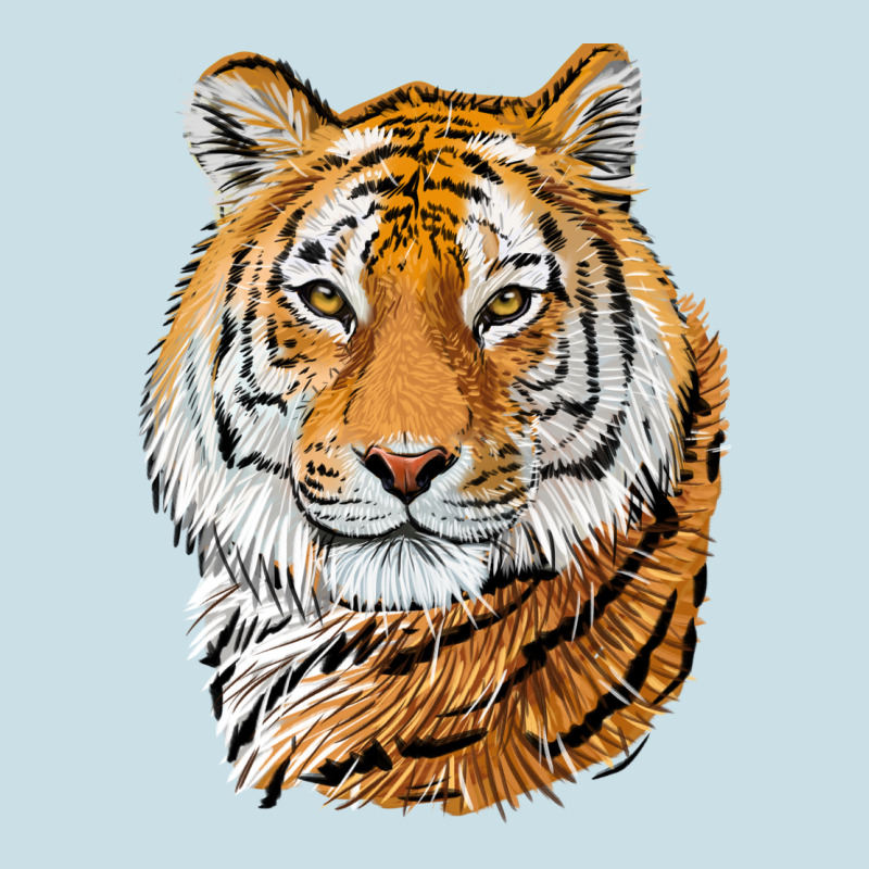 Tiger Head Ladies Tee by LillyAllenDesigns | Teevron