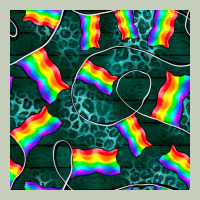 Pride Lgbtq Flags With Leopard Seamless Pattern Classic Tee | Teevron