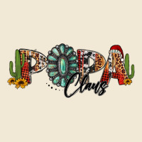 Western Christmas Papa Claus Sunflowers And Cactus Premium Tee | Teevron