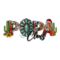 western christmas papa claus sunflowers and cactus | Teevron