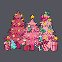 Pink Christmas Trees Vintage Hoodie | Teevron