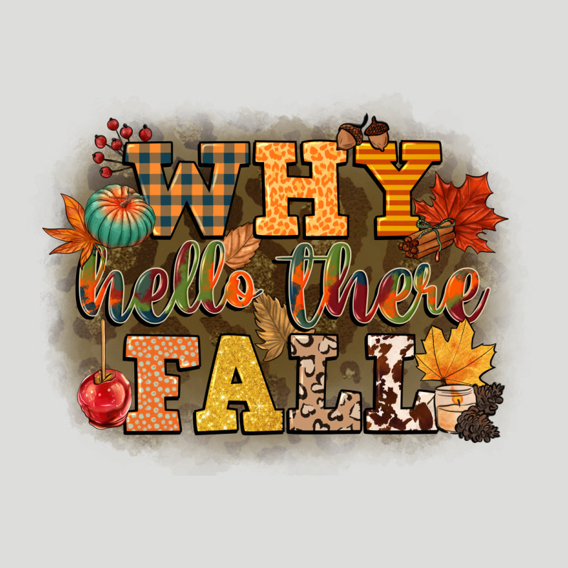 Why Hello There Fall Zipper Hoodie by CowGirlArtShop | Teevron