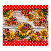 ladybug sunflower | Teevron