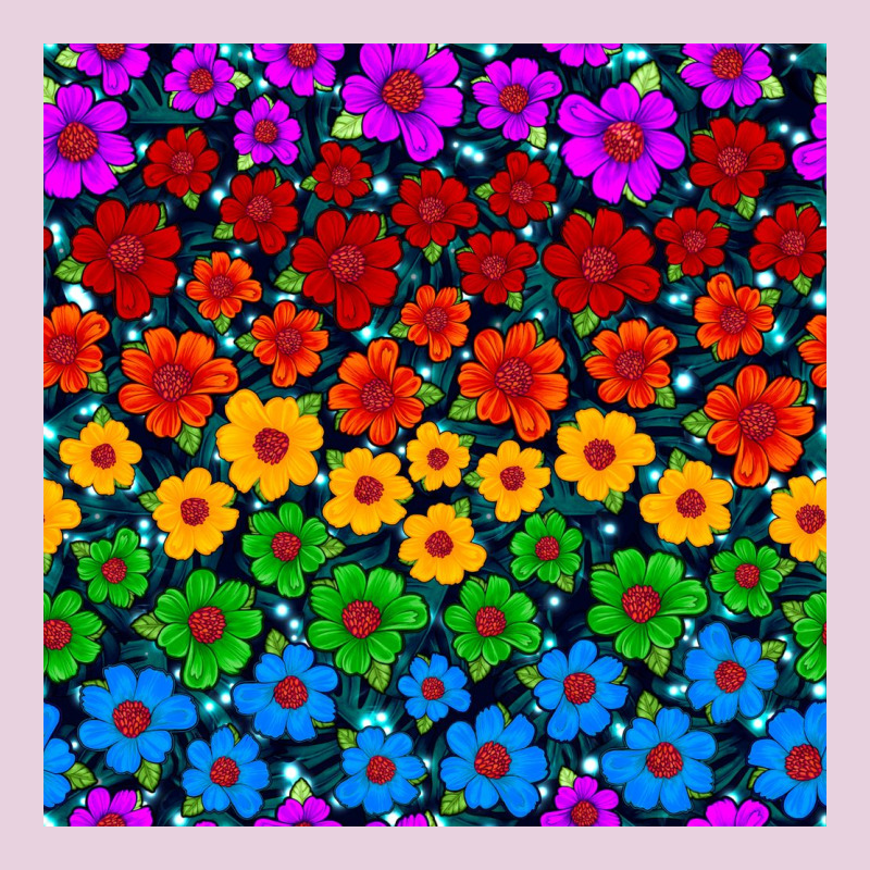 Pride Lgbtq Flowers Seamless Pattern Classic Tee by BundleAndBundleShop | Teevron
