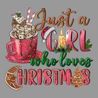 Pink Just A Girl Who Loves Christmas Vintage Hoodie | Teevron