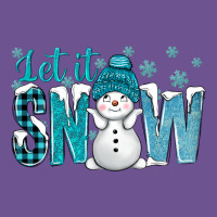 Let It Snow With Cute Snowman Bbs Vintage Tee | Teevron