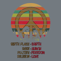 Birthplace Earth Race Human Peace Sign Hippie Heavyweight Sweatshirt | Teevron