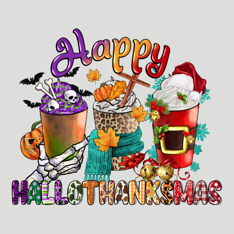 Hallothanksmas Coffee Cups Zipper Hoodie by CowGirlArtShop | Teevron