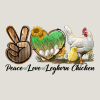 Peace Love Leghorn Chicken Heavy Core Tee | Teevron