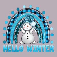 Hello Winter Rainbow With Snowman Bbs Vintage Tee | Teevron