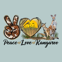 Peace Love Kangaroo Heavy Core Tee | Teevron