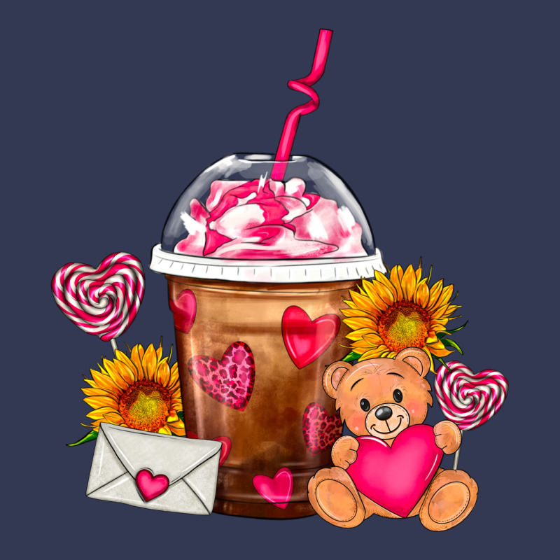 Valentines Day Frappe Coffee Heavyweight Hoodie by FaDigitalArtStudio | Teevron