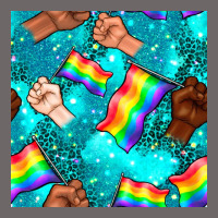 Pride Lgbtq Hands With Flag Seamless Pattern Classic Tee | Teevron