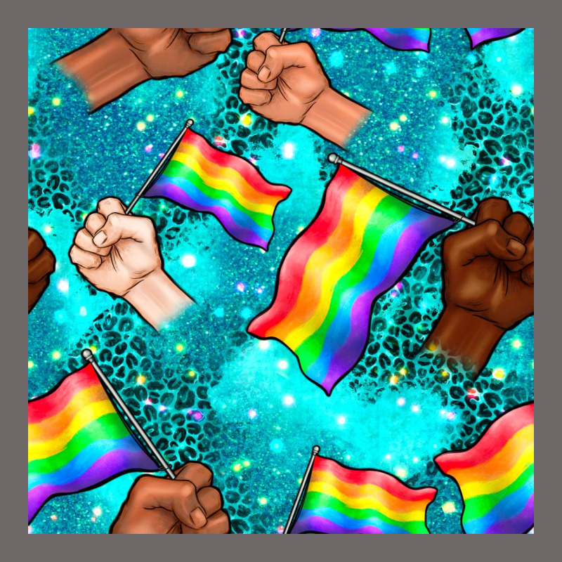 Pride Lgbtq Hands With Flag Seamless Pattern Classic Tee by BundleAndBundleShop | Teevron