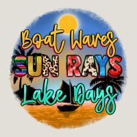 Boat Waves Sun Rays Lake Days Heavy Core Tee | Teevron